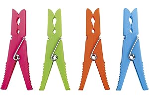 COFAN Pinzas de Plástico Grande | Pack 12 Unidades | Medida 9 cm de Longitud | Pinzas Multiusos