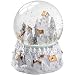 Produktbild WeRChristmas, Schneekugel mit Dorfmodell, in Weiß und Gold, Weihnachtsdekoration, 13 cm, mit Musik – Mehrfarbig