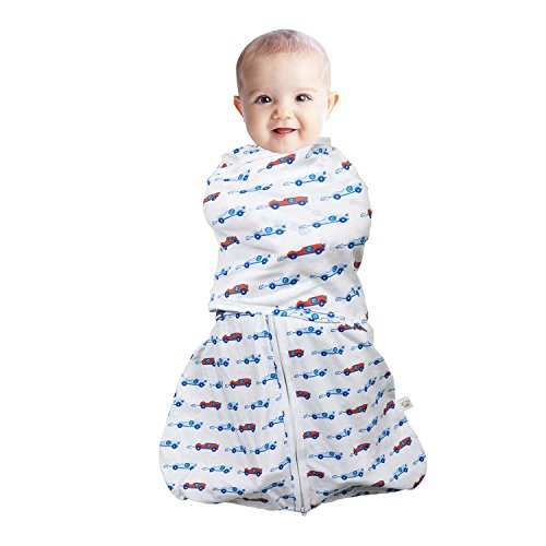 Clevamama 3-in-1 Swaddle Bag (3-6 Months, Blue)