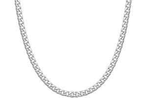 ZCSOWE 1 cadena de acero inoxidable de - Cadena cubana de eslabones elegante y versátil