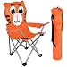 Produktbild TW24 Kinderklappstuhl mit Farbwahl Campingstuhl Kinder Klappstuhl Faltstuhl Strandstuhl faltbar (Orange)