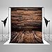 Produktbild Kate Mikrofaser Vintage Dunkel Braun Fotohintergrund Holz 1.5x2.2m Alt Hütte 3D Muster Hintergründe fur Baby Fotografie