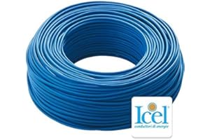 Icel – Cable eléctrico unipolar aislante FS17 para instalaciones en casas, empresas, construcciones, bobina de 100 metros