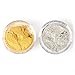 Sindy 2 pcs Mirror Chrome Powder Gold Silver Pigment Nail Glitter Effect Nail Art Shine Manicure Salon Tips 1g/Box (Gold + Silver) with Sponge Stick