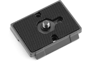 EBTOOLS Camera Quick Release Plate Quick Release Plate Adapter 1/4 Screw Hole Quick Release Plate Camera Fit Plate Compatible for Manfrotto 200PL-14