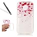 Produktbild Handyhülle für Motorola Moto G5 Plus,Silikon Hülle für Motorola Moto G5 Plus,Leeook Ultra Dünn Flexibel Transparent Silikon Bumper Schale Rückseite Handyhülle Schutzhülle Schön Pink Liebe Herz Durchsichtige TPU Crystal Clear Case Backcover Tasche Etui für Motorola Moto G5 Plus + 1 x Schwarze Eingabestift-Pink Liebe Herz
