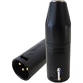 keepdrum ADP08 Adapter XLR zu Miniklinke 3,5mm Converter für Videomikrofone