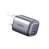 UGREEN 65W USB C Charger Nexode Foldable 3-Port Support PPS/PD3.0 65W/45W Fast Charger Plug Compatible with MacBook Pro, Dell