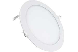 ONSSI Placa LED de Techo 12W 1200lm,(Pack 2) Circular Ø170mm Panel Led Super Slim Empotrado Downlight LED (Blanco Neutro,4000k)