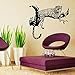 H&D Animal Wild Zoo Wall Decal Sticker Living Room Stickers Removable PVC Wall Sticker Home Decor Living bedroom Sticker Wall Paper Decals For Kid's Room (Cheetahs)