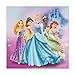 Produktbild Keilrahmen Leinwand Bild Wandbild 35x35 Disney Princess Traumschloß Prinzessinnen
