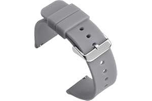 Shieranlee quickfit Strap Bracelet en Silicone de Remplacement Compatible avec 12MM 14MM 16MM 18MM 19MM 20MM 21mm 22MM 24MM Watchband Watch Strap