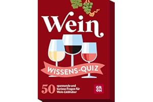 Wein Wissens-Quiz: 50 spannende und kuriose Fragen für Wein-Liebhaber | Das perfekte Partyspiel und originelle Geschenk für Weinfans | Ratequiz im Spielkartenformat