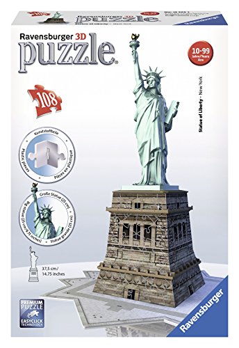 Ravensburger Statue of Liberty, 108pc 3D Jigsaw Puzzle®