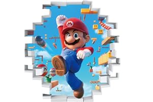 LXJYMFZI 3D Game Wall Stickers Boys Wall Decals Self-Adhesive Wall Accessories for Nursery Bedroom Playroom Room Decor Size：（43X50cm）