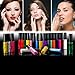 Elifestore christmas gift Prime Set of 24 Assorted Colours Nail Polish Nail Art Varnish Liner Brush Painting Pen Kit, Neons and Glitter Party Shades