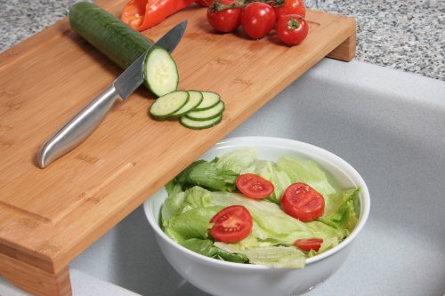 Kesper 54590 Schneide- und Abdeckplatte Bambus 54 x 28 x 4.3 cm - 3