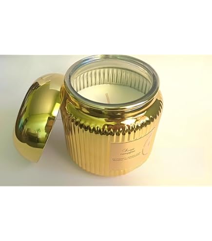 Home Premium Edition - Candela aromatica a lunga durata, 3 stoppini, 1 kg, colore: Bianco