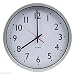 Produktbild Eurosell - Design Wanduhr QUARZ WANDHUHR WAND UHR SILBER GROßES ZIFFERNBLATT KLASSISCH MODERN Küche Büro Arbeitszimmer Office Wohnzimmer Werkstatt Küchenuhr