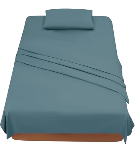 Completo Lenzuola Una Piazza E Mezza Completo Letto DEMONA IRGE 1 Piazza E Mezza - 100% Cotone, Tinta Unita, Con Federa Lenzuola DEMONA