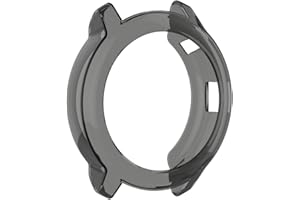 LOKEKE - Custodia protettiva in TPU per Garmin Vivoactive 3 Music per Garmin Vivoactive 3 Music Smartwatch (TPU nero)