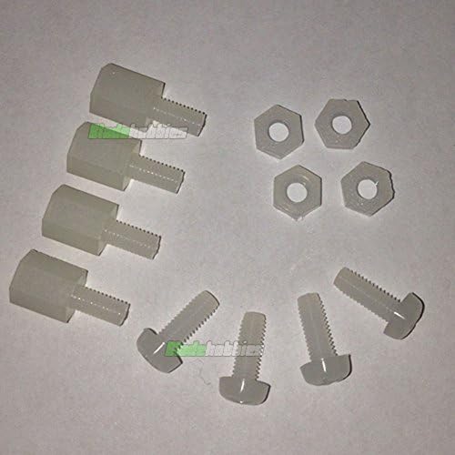 Blade Hobbies Rc Flight Controller Nylon M3 Screw Spacer Nut Set X4 Kk Multiwii Distribution B