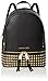 Produktbild Michael Kors Damen Rhea Zip Rucksack, Schwarz (Black), 13x30x26 centimeters