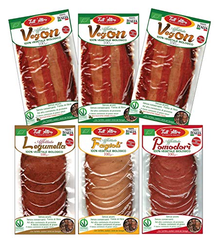 Tutt'Altro 6x100gr. 3x Affettato vegOn + Legumella+ Fagiolì+ Pomodorì