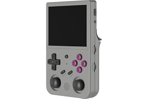 AIRUIDAS RG353VS Retro Handheld Game Linux System RG3566 3.5 inch IPS Screen,RG353VS with 64G TF Card Pre-Installed 4452 Games Supports 5G WiFi 4.2 Bluetooth Online Fighting,Streaming and HDMI