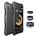 Price comparison product image Etbotu Metal Phone Case Back CoverPhone Protectorwith 3 HD Camera Lens for iPhone X 7/8 7/8 PlusWaterproof Shockproof