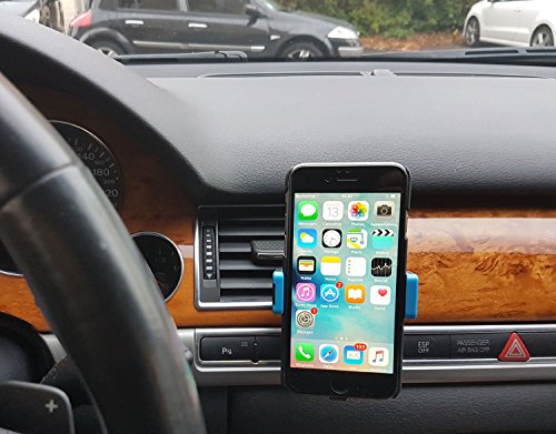 BrainWizzÂ® 360 Air Vent - Porta cellulare, supporto da auto universale del supporto griglia di ventilazione / Ventilazione iPhone 5S / 6S iPhone / iPhone 6 / 6S PiÃ¹ iPhone / iPhone 6 Plus / S4 e S5 Samsung Galaxy e S6 / HTC uno / Sony Xperia / Nokia / Huawei / Acer / Google Nexus / Nexus 6 / LG / Xiaomi