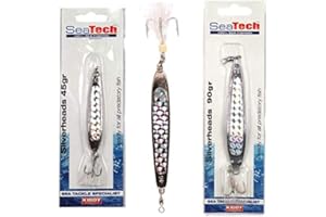 SEA TECH SeaTech Silverhead Wedge Jig Mackerel Pollack Bass Lures