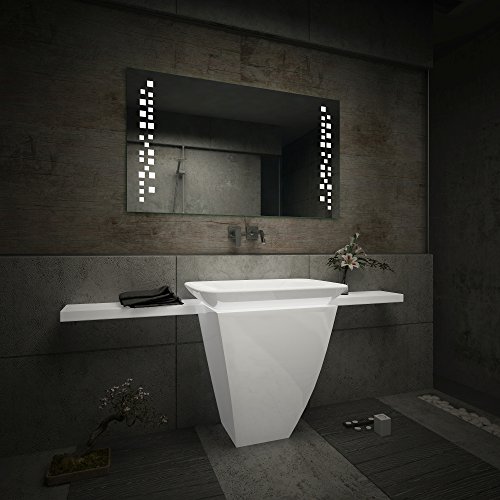 Design Badspiegel mit LED Beleuchtung Wandspiegel Badezimmerspiegel nach Maß - 4