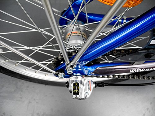 20″ Alu MIFA Klapp Fahrrad Faltrad Klapprad Shimano Nexus 3 Gang blau - 3