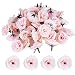 Produktbild JNCH 50 Stücke Künstliche Blütenköpfe Blumen Köpfe Rosenköpfe Rosen Kopf Kunstblumen Seide Klein deko für Hochzeit Feste Partei Haus DIY Basteln