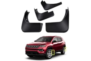 TOPGRIL Mud Flaps Kit for Jeep Compass 2017-2022 Mud Splash Guard Front and Rear 4-PC Set by
