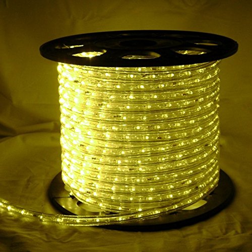 45 m Roll Yellow LED Outdoor Light Wire IP44 Splicing Can Be Cut