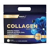 Nutraxin Collagen 60 Sachet 10,000 Mg Type 1 Type 3 Pineapple Flavored Advantageous Bag Set 60 Days Use
