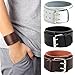 Fashion Punk Style Men's Wide Leather Bangle Cuff Bracelet Great Gifts Bracelets (Black (2-layer))