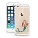 Produktbild iPhone 7 Hülle von licaso® für das Apple iPhone 7 und iPhone 8 aus TPU Silikon Meerjungfrau Aquarell Mermaid Wasser Ozean Fisch Comic Muster ultra-dünn schützt Dein iPhone 7 & ist stylisch Schutzhülle Bumper in einem (iPhone 7, Meerjungfrau Aquarell)