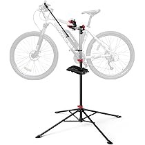 Support De Réparation De Vélo Robuste  Max 50 Kg  - Support De Travail Portable En Aluminium Fabrique Pour Velos Electriques Vtt Et Velos De Route