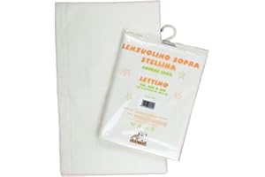 bubabù sábana estrellas para anteriormente cuna crema