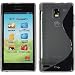Produktbild PhoneNatic Case für Huawei Ascend P1 Hülle Silikon grau S-Style + 2 Schutzfolien
