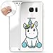 Produktbild finoo | Samsung Galaxy S7 Weiche Flexible Silikon-Handy-Hülle | Transparente TPU Cover Schale mit Motiv | Tasche Case Etui mit Ultra Slim Rundum-Schutz | Einhorn
