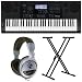 Produktbild Casio CTK-6200 61 KEYS BLACK Digital Piano – Digital Pianos (948 mm, 384 mm, 122 mm, 5.7 KG, LCD, USB Type)
