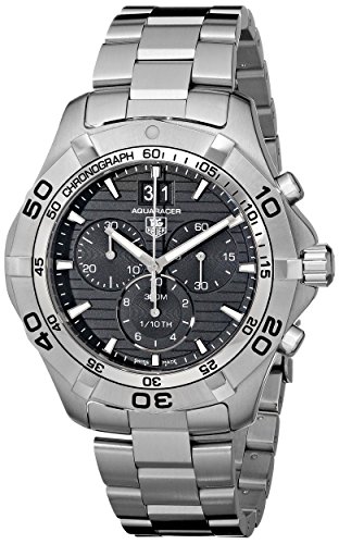 TAG Heuer Men's CAF101EBA0821 Aquaracer Black Dial Watch