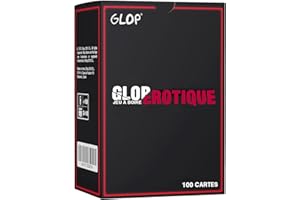 Glop Ero, Jeux d'alcool et à Boire, Jeu de Société Adulte, Jeux de Cartes, Drinking Games, 100 Cartes