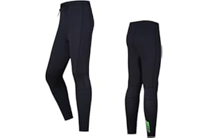 ZCCO Pantalon Néoprène Homme et Femme, 1.5mm/3mm Long Pantalon Néoprène, Pantalon de plongée pour Le Surf, Le Kayak, la Natation, la plongée, Le canoë-Kayak