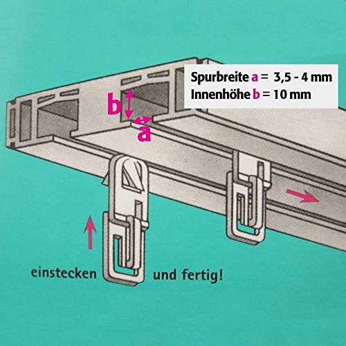 Klickfix Gardinengleiter- das Original a 100 St. - 2