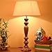 Homesake Eureka Polka Natural Wood Table Lamp With Khadi Shade RS.1399.00